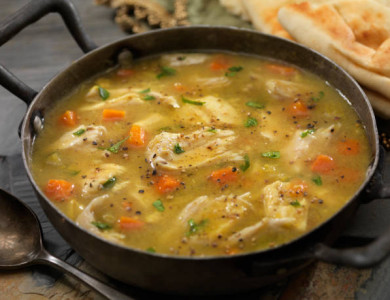 Chicken soup from scratch